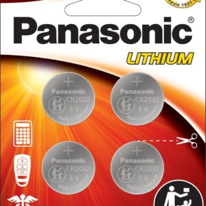 Panasonic Lithium CR2032 Battery 4PK