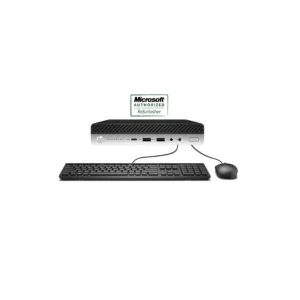 HP EliteDesk 800 G5 Mini Desktop i5-9500T 2.2GHz, 16GB RAM, 256GB Solid State Drive, Windows 11 Pro - Refurbished