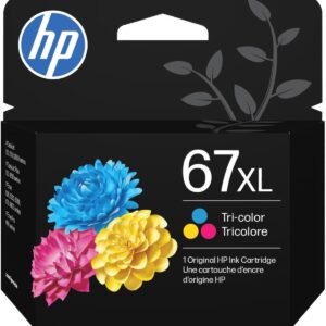 HP 67XL Original High Yield Inkjet Ink Cartridge - Tri-color - 1 Pack