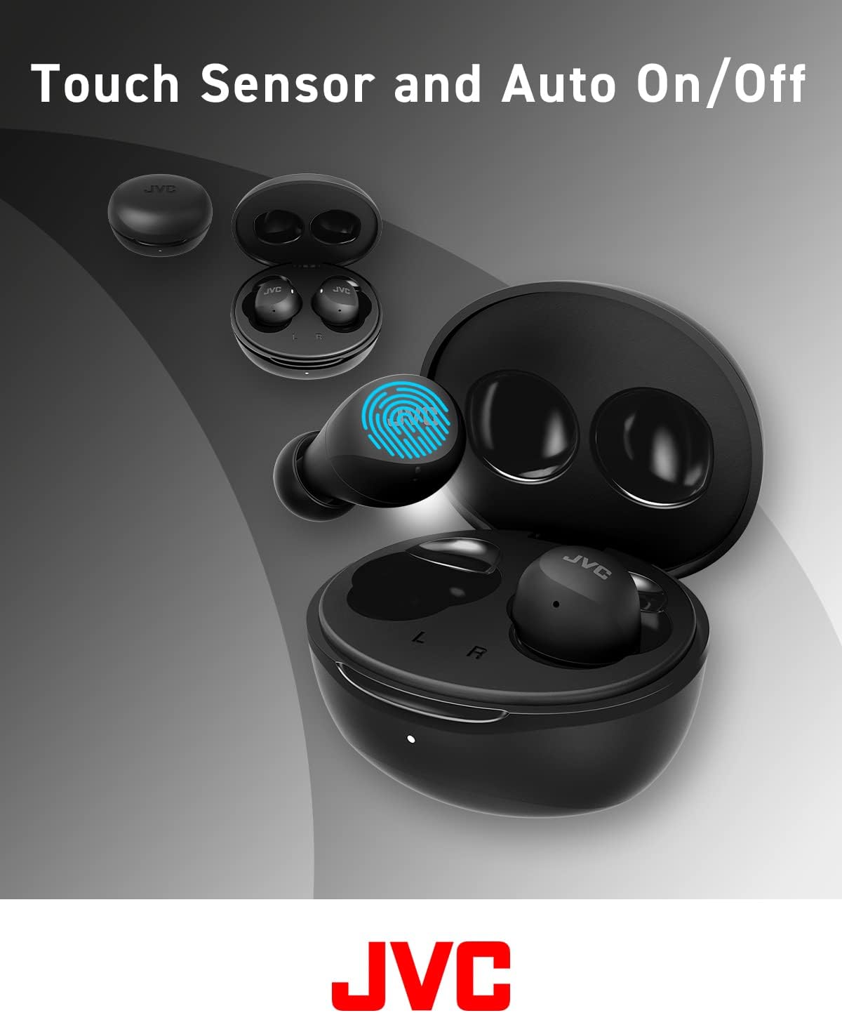 JVC Compact and Lightweight Gumy Mini True Wireless Earbuds Headphones - Image 2