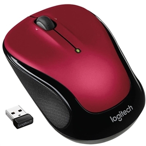 Logitech M325S Wireless Mouse Red