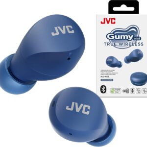 JVC Compact and Lightweight Gumy Mini True Wireless Earbuds Headphones BLUE