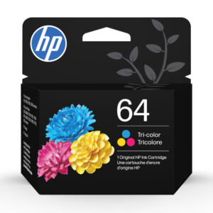 HP 64 Tri-color Original Ink Cartridge (N9J89AN#140)