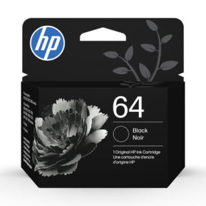 HP 64 Black Original Ink Cartridge (N9J90AN#140)