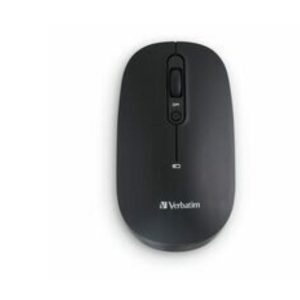 VERBATIM MULTI-DEVICE WIRELESS RECHARGEABLE OPTICAL MOUSE - BLACK