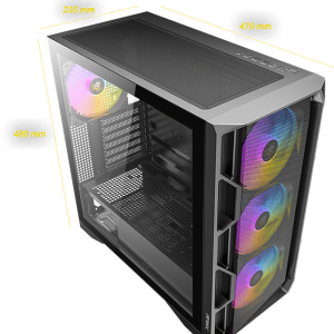 Gaming PC , Ryzen 5 7600x-GeForce RTX 5060-8GB-16GB RAM DDR5, 2TB NV3, Wi-Fi 6E +- Windows 11 Pro Liquid Cooled