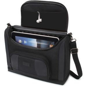 ACCESSORY POWER USA GEAR Universal Tablet Messenger Bag 11.5 in x 7.8 in x 4.1 in Black