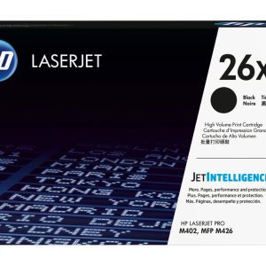 HP 26X (CF226X) Black High Yield Original LaserJet Toner Cartridge