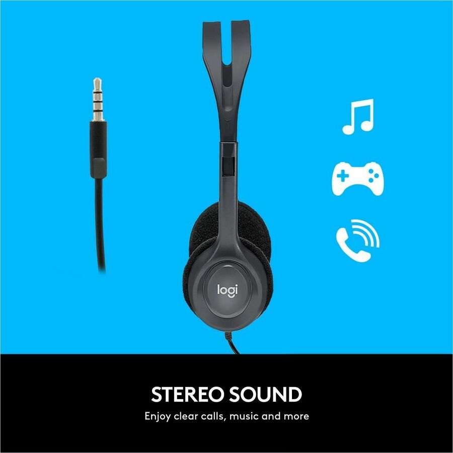 Logitech Stereo Headset H111 - Image 2