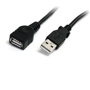 6 ft Black USB 2.0 Extension Cable A to A - M/F