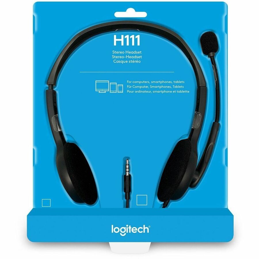 Logitech Stereo Headset H111 - Image 4
