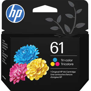 HP 61 Tri-Colour Original Ink Cartridge (CH562WN)