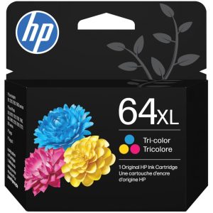 HP 64XL Tri-color Original Ink Cartridge (N9J91AN#140)