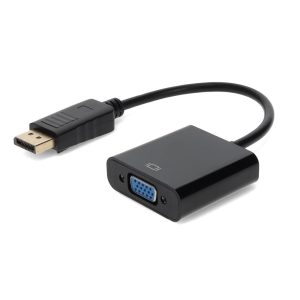 DisplayPort Male to VGA Female Black Adapter Cable