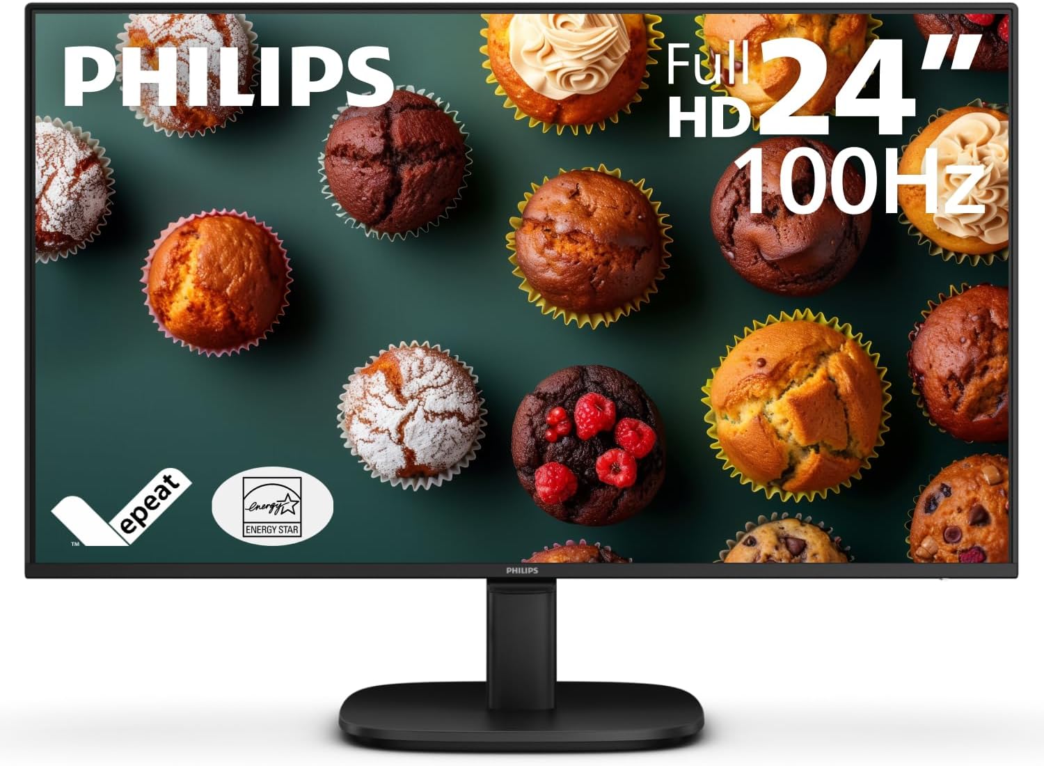 Philips 24B2N2100 24 inch FHD (1920 x 1080) 100Hz Monitor, HDMI & VGA, 4 Year
