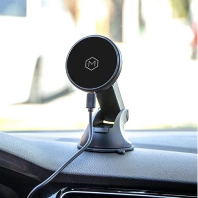 Mighty Mount MagSafe Wireless Car Charger Dash & Windshield Mount - Image 3