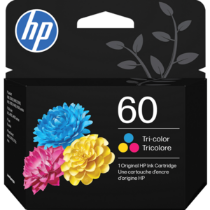 HP 60 Tri-Colour Original Ink Cartridge (CC643WN) OR HP 901